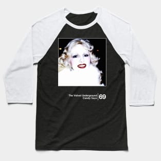 The Velvet Underground - Candy Says / Minimal Style Graphic Artwork Baseball T-Shirt